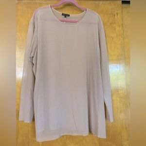 Universal Standard Fog mesh shirt - excellent condition! US size large (20-22W)